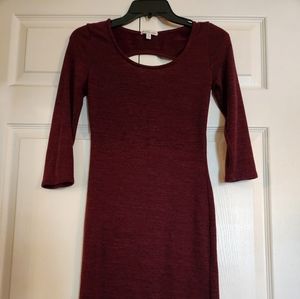 Long sleeve, knee length dress